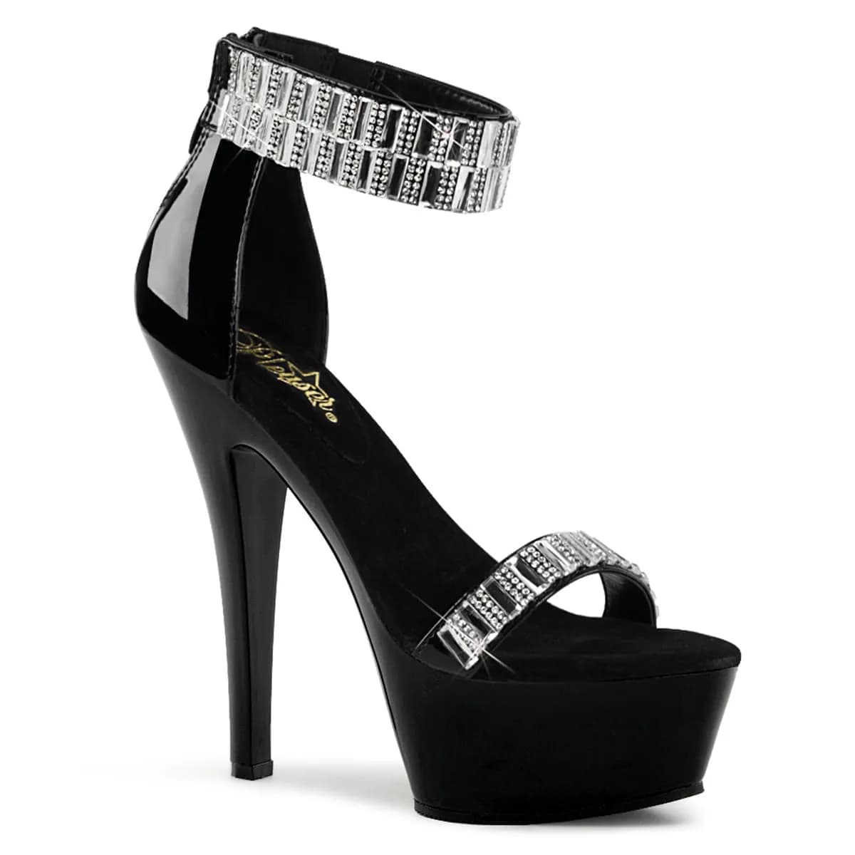 Pleaser KISS-269RS Damen Sandale Schwarz  EU 37