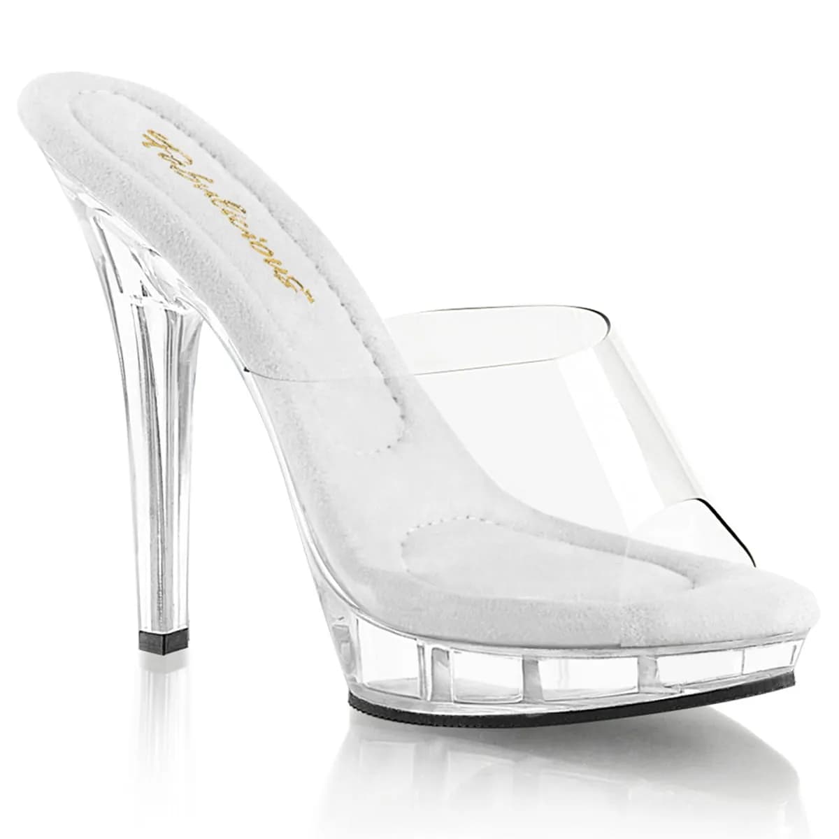 Fabulicious LIP-101 Damen Slipper Transparent EU 37