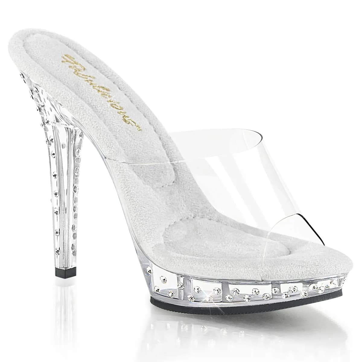 Fabulicious LIP-101SDT Damen Slipper Transparent  EU 38