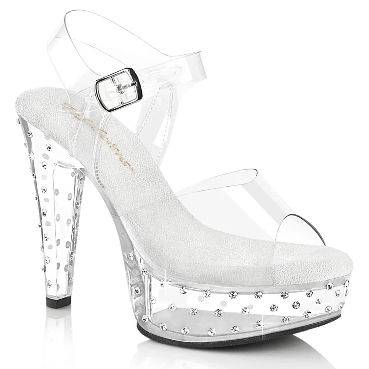 Fabulicious MARTINI-508SDT Damen Sandale Transparent  EU 36