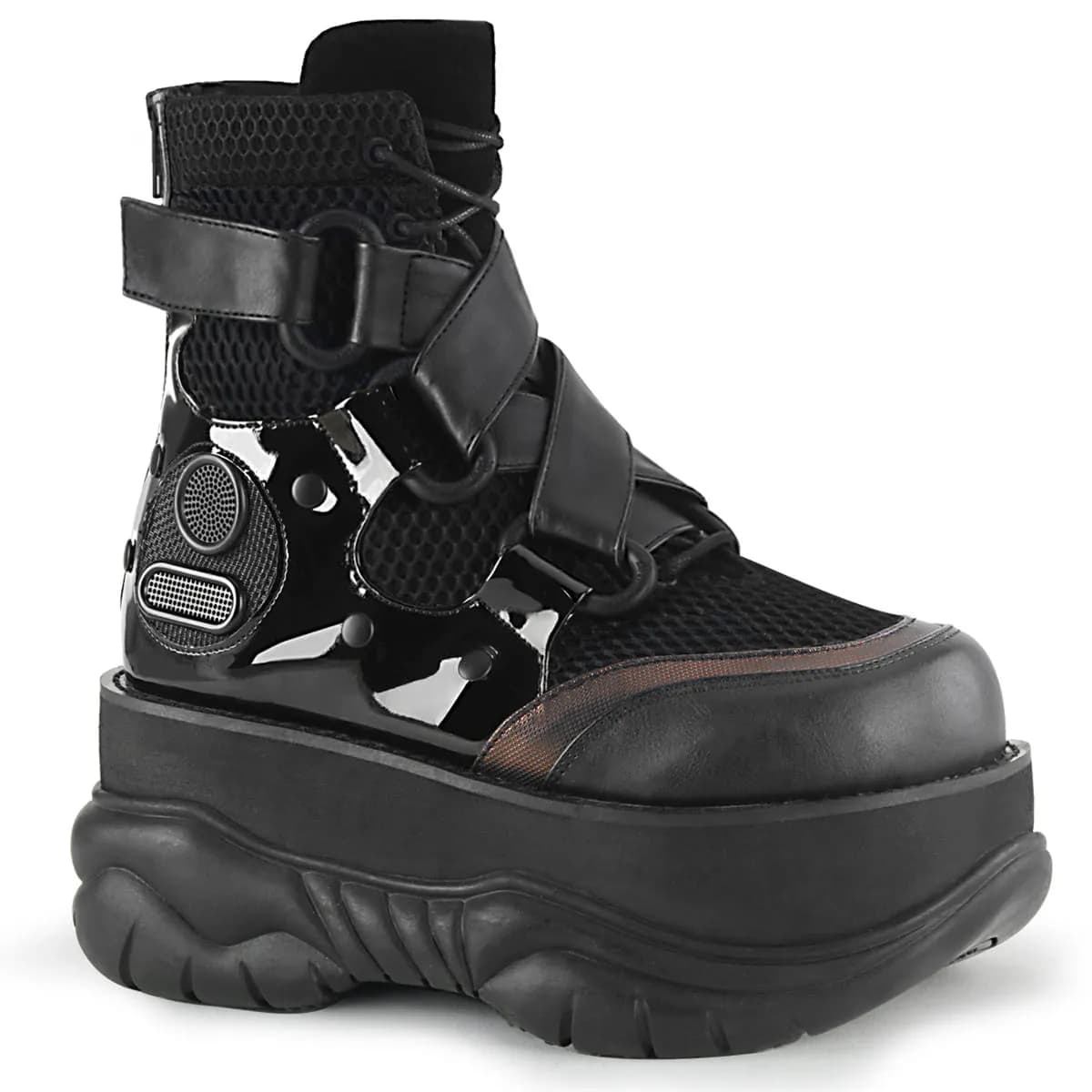 DemoniaCult NEPTUNE-126 Unisex Stiefelette Schwarz  EU 44