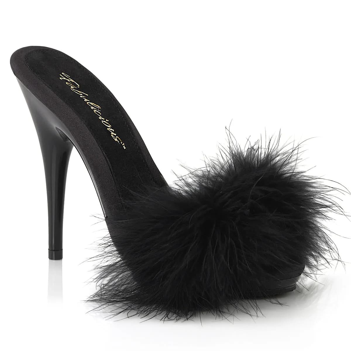 Fabulicious POISE-501F Damen Slipper Schwarz  EU 36