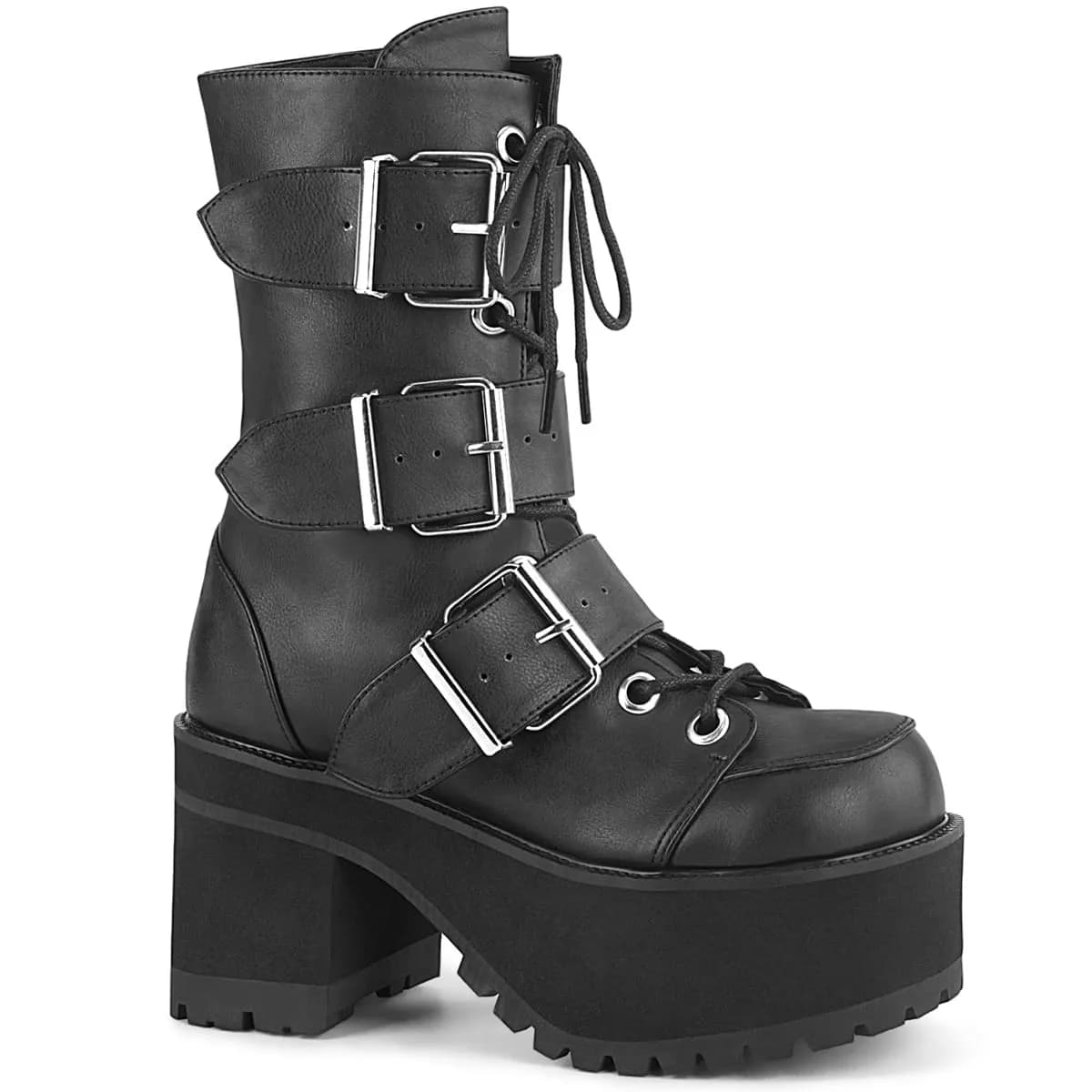 DemoniaCult RANGER-308 Damen Stiefelette Schwarz  EU 37