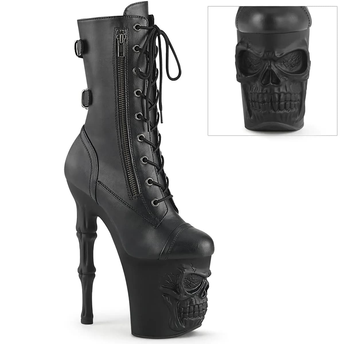 Pleaser RAPTURE-1047 Damen Stiefel Schwarz  EU 35