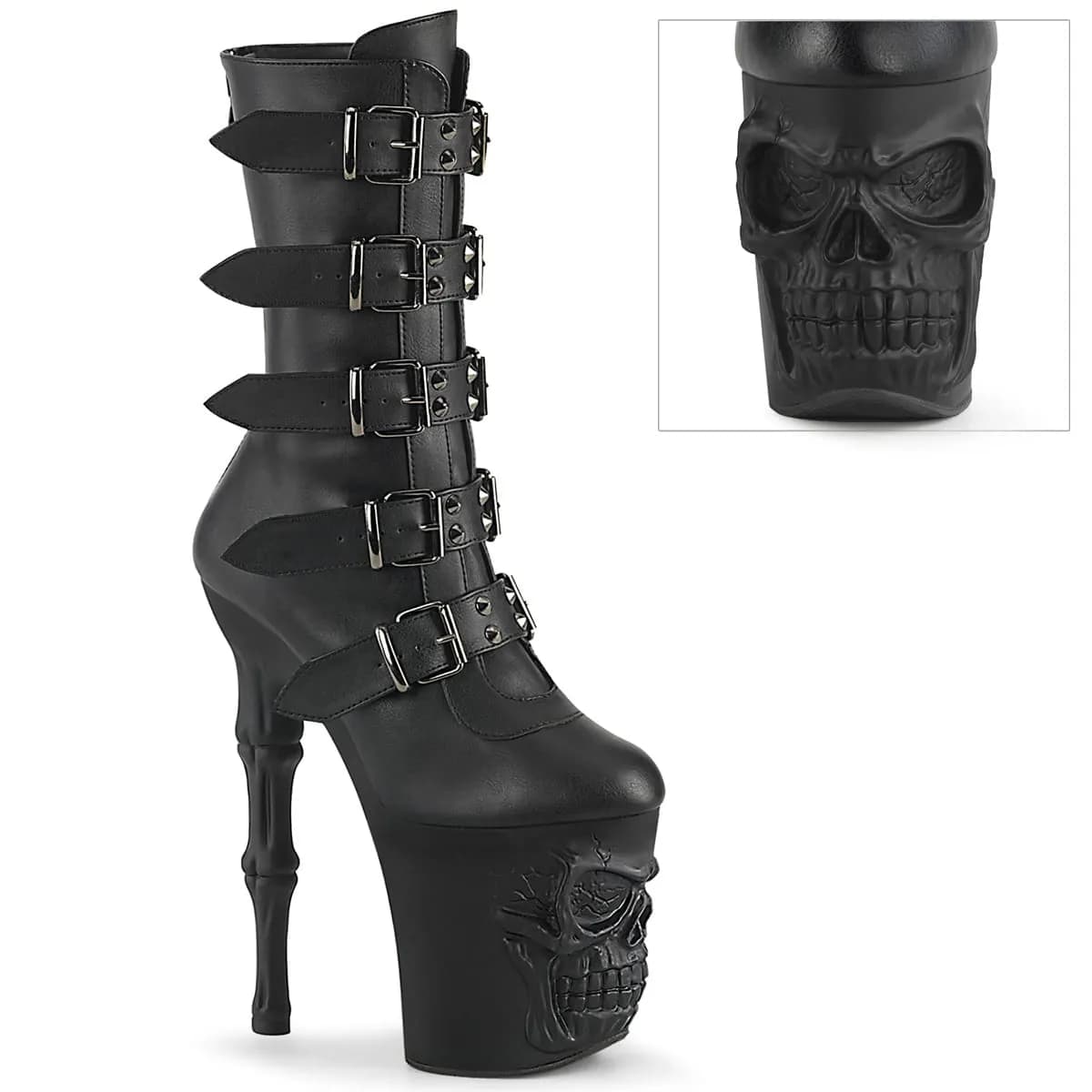Pleaser RAPTURE-1052BK Damen Stiefel Schwarz  EU 38