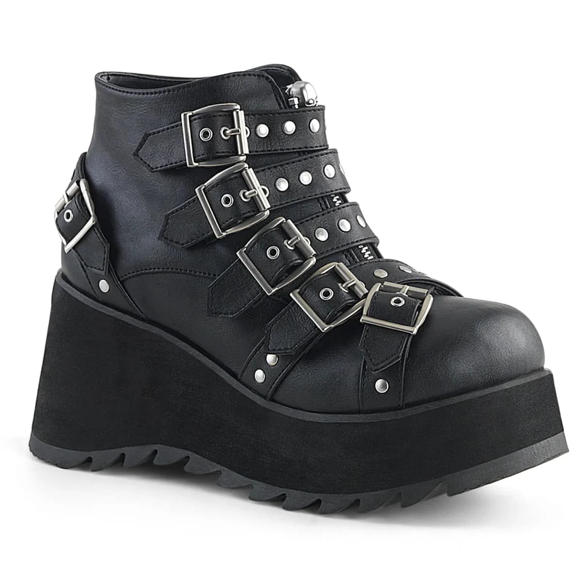 DemoniaCult SCENE-30 Damen Stiefelette Schwarz  EU 36