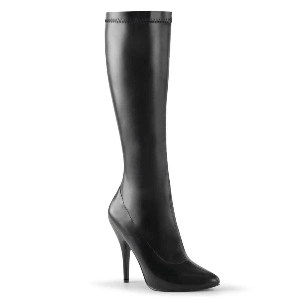 Pleaser SEDUCE-2000 Damen Stiefel Schwarz Matt EU 43