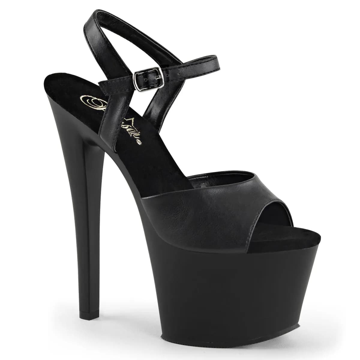 Pleaser SKY-309 Damen Sandale Schwarz  EU 38