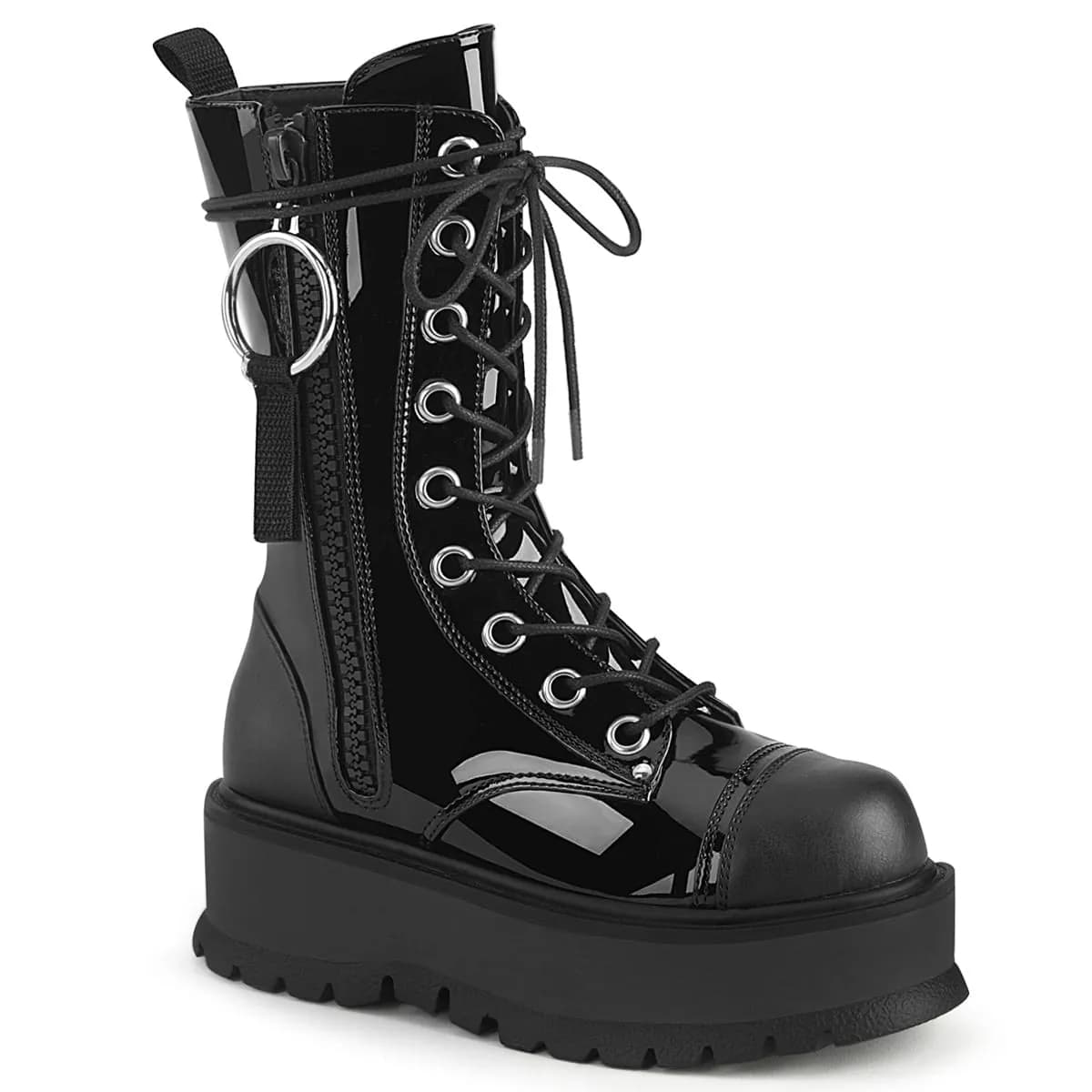 DemoniaCult SLACKER-220 Damen Stiefel Schwarz  EU 42
