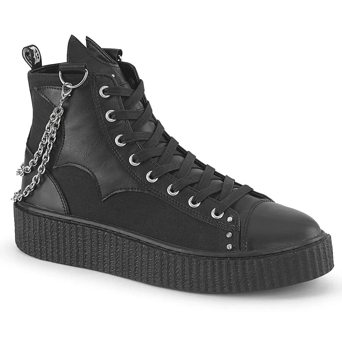 DemoniaCult SNEEKER-230 Unisex Creeper Schwarz  EU 40