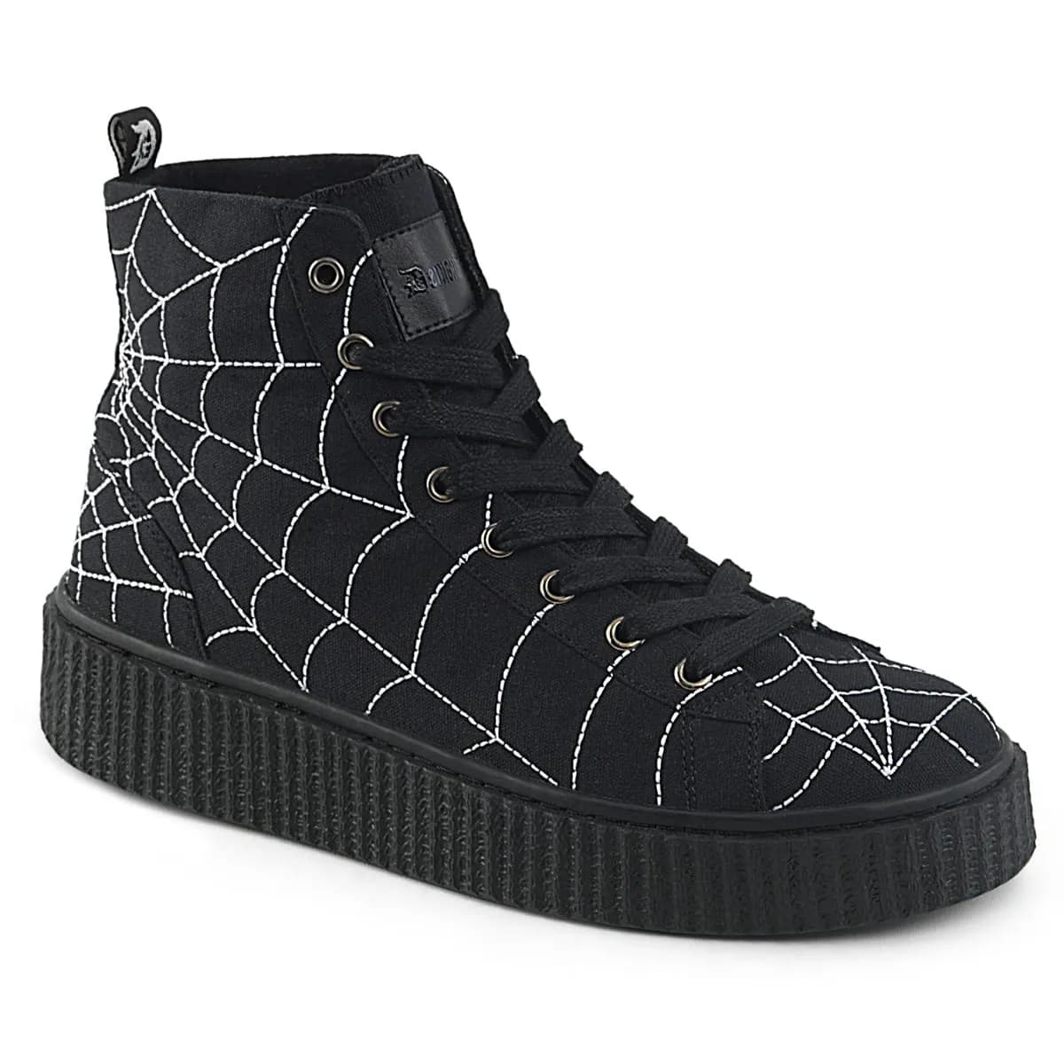 DemoniaCult SNEEKER-250 Unisex Creeper Schwarz  EU 44