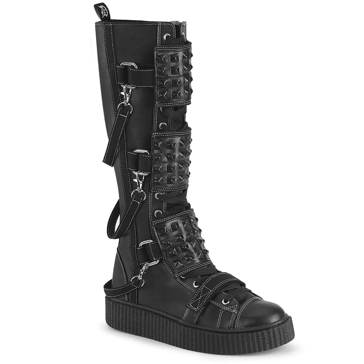 DemoniaCult SNEEKER-410 Unisex Creeper Schwarz