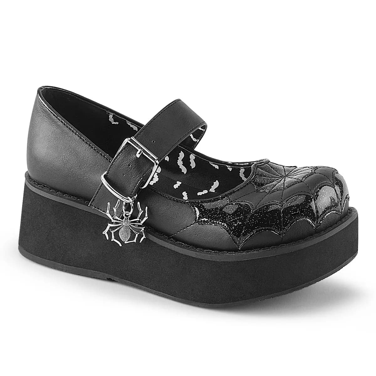 DemoniaCult SPRITE-05 Damen Sandale Schwarz  EU 39