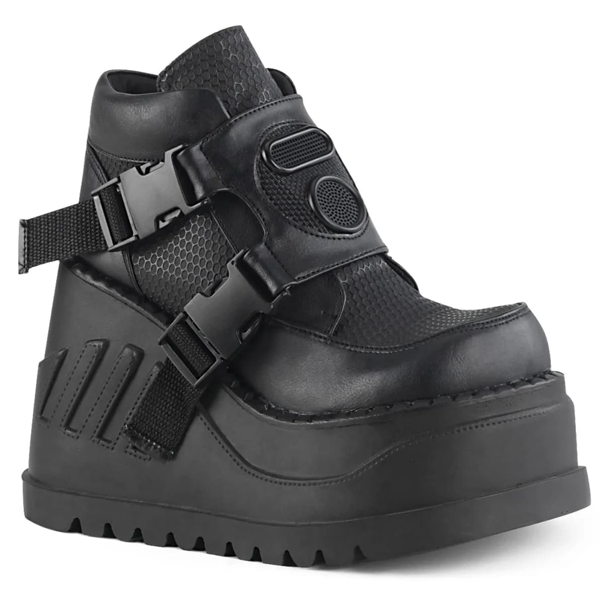 DemoniaCult STOMP-15 Damen Stiefelette Schwarz  EU 40