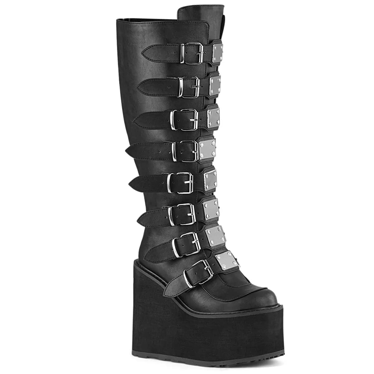 DemoniaCult SWING-815WC Damen Stiefel Schwarz  EU 39