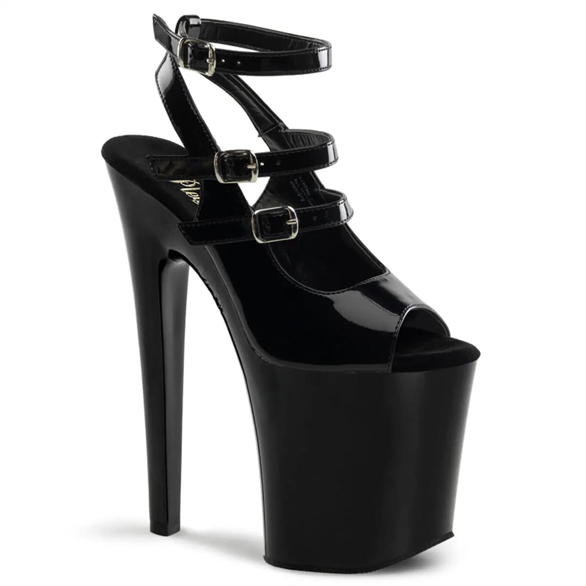 Pleaser XTREME-873 Damen Sandale Schwarz  EU 38