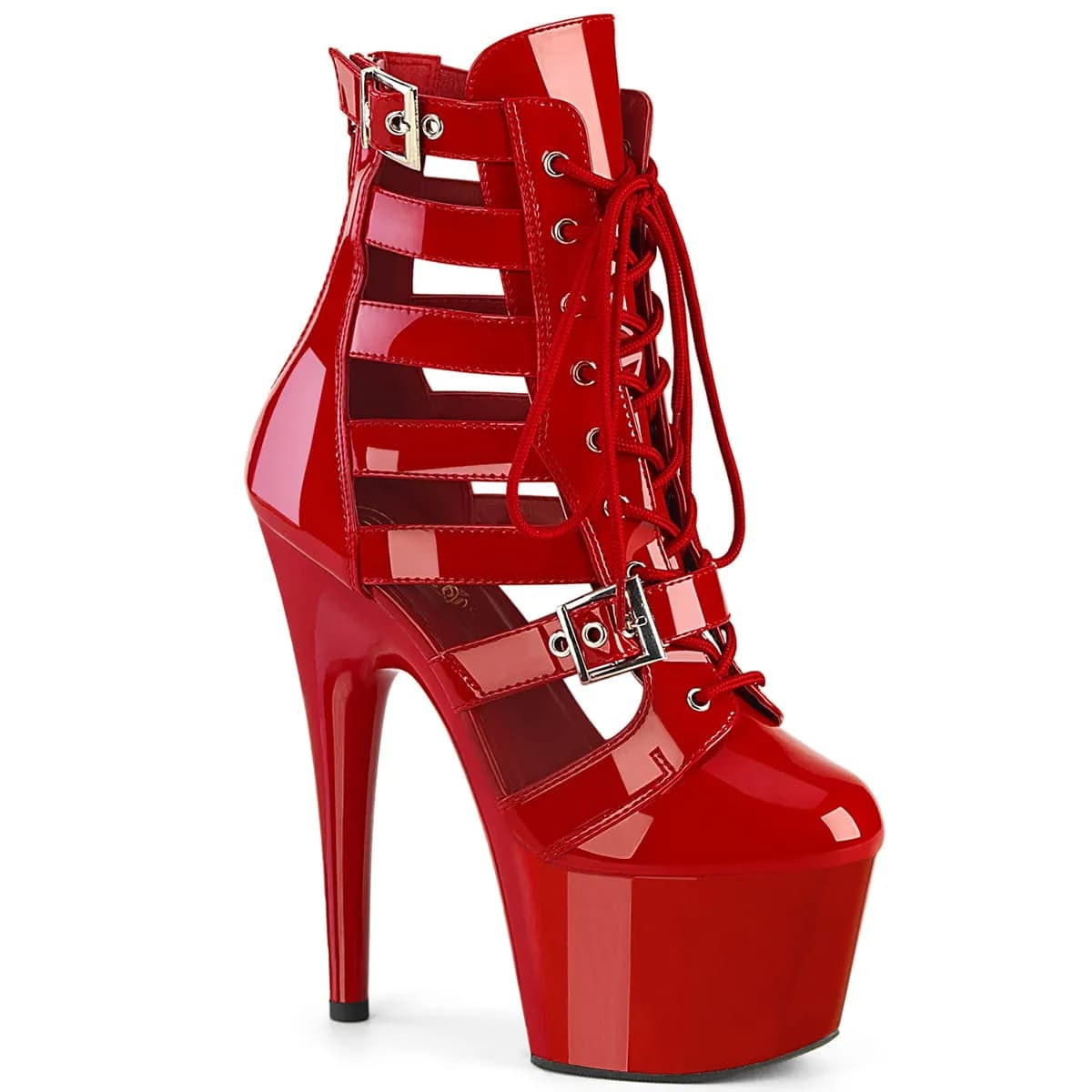 Pleaser ADORE-1013MST Damen Stiefelette Rot EU 39