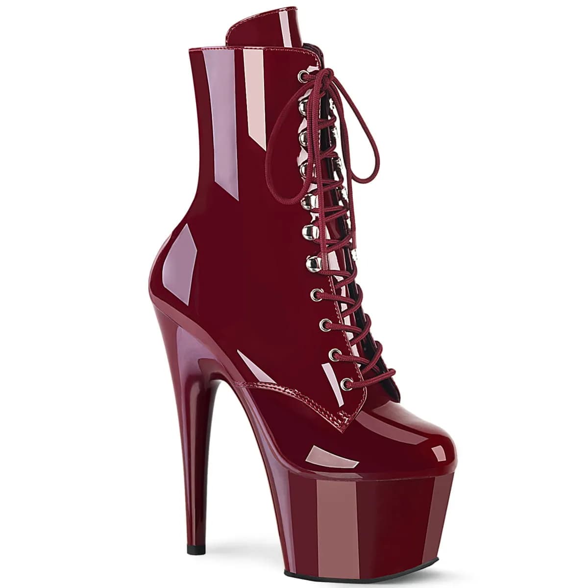 Pleaser ADORE-1020 Damen Stiefelette Dunkelrot EU 36