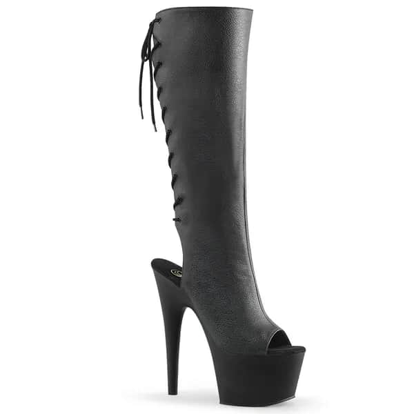 Pleaser ADORE-2018 Damen Stiefel Schwarz EU 38