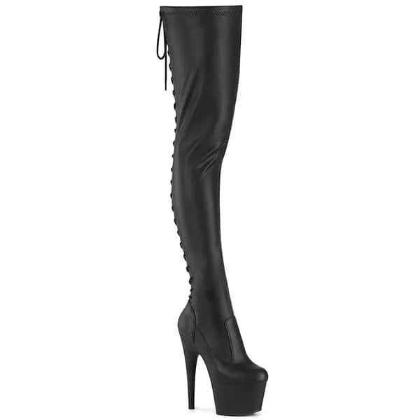 Pleaser ADORE-3850 Damen Stiefel Schwarz EU 43
