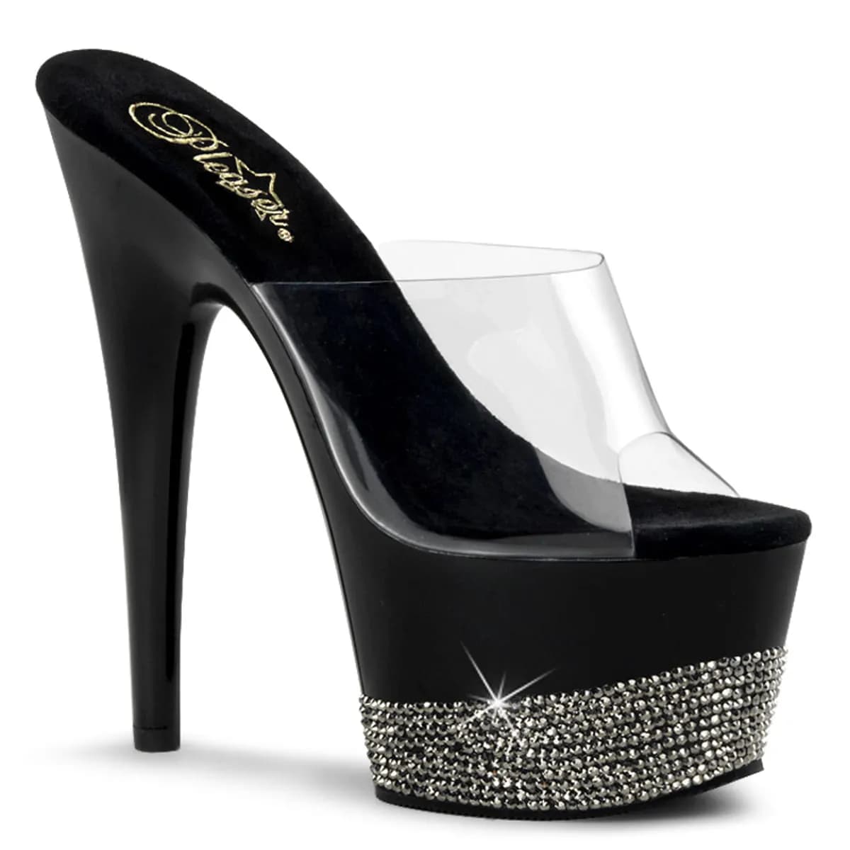 Pleaser ADORE-701-3 Damen Slipper Transparent EU 42