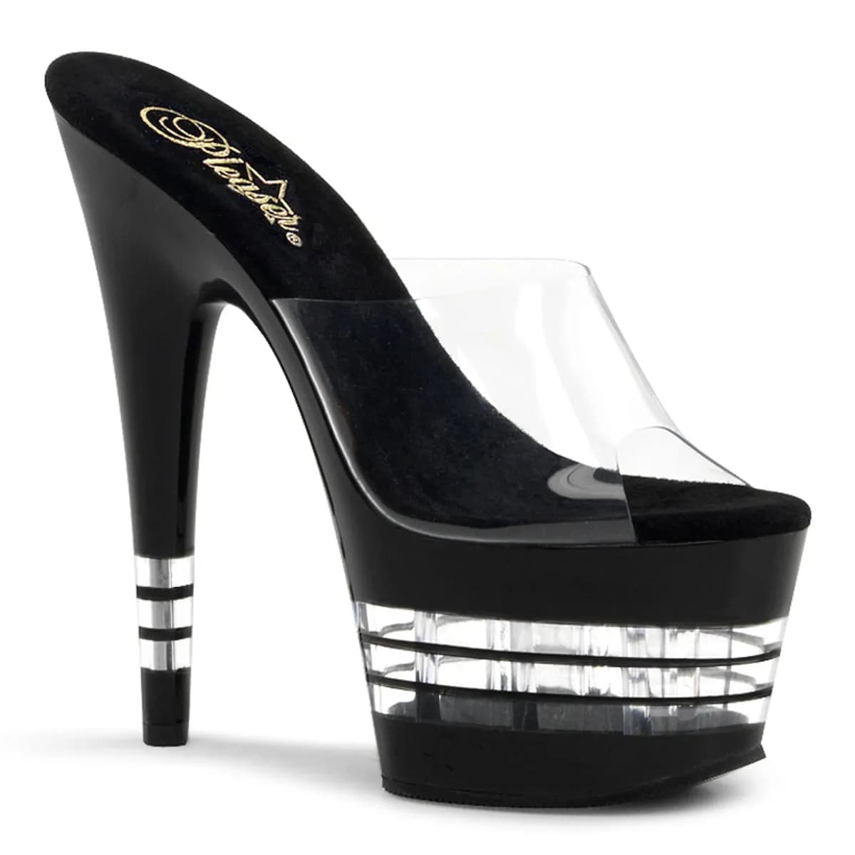 Pleaser ADORE-701LN Damen Slipper Transparent EU 40