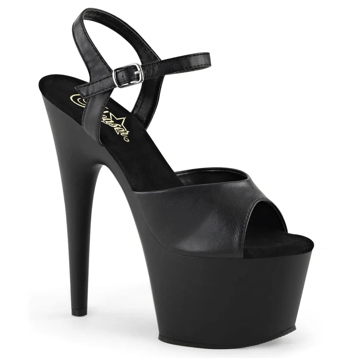 Pleaser ADORE-709 Damen Sandale Schwarz EU 37
