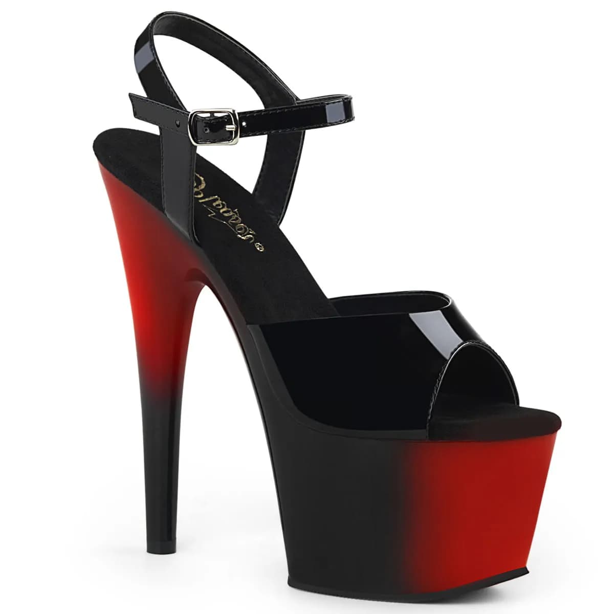 Pleaser ADORE-709BR Damen Sandale Schwarz EU 42