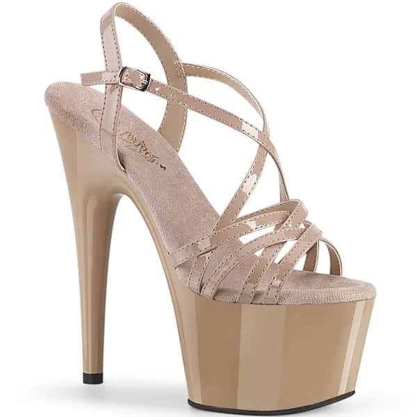 Pleaser ADORE-713 Damen Sandale Beige EU 38
