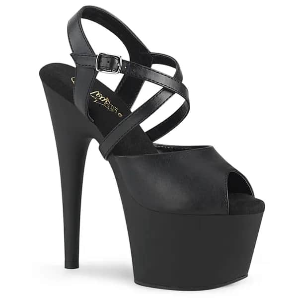 Pleaser ADORE-724 Damen Sandale Schwarz EU 37