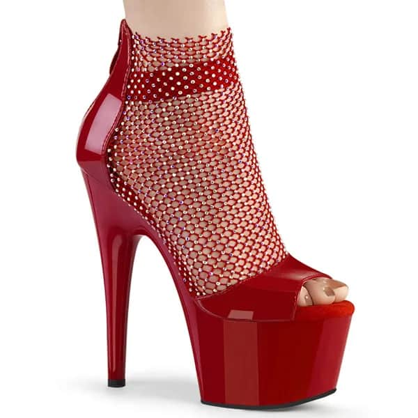 Pleaser ADORE-765RM Damen Sandale Rot EU 35