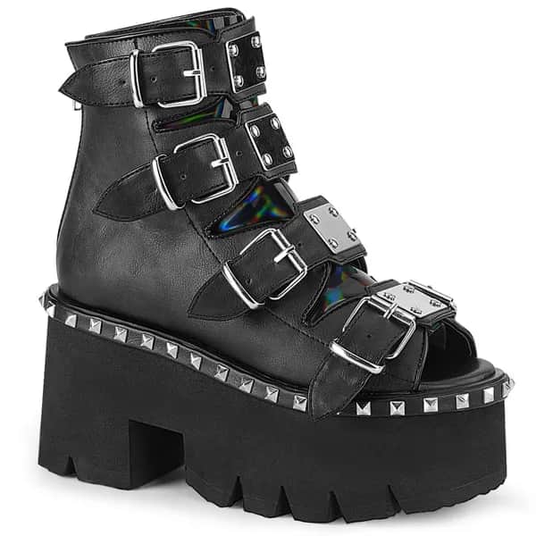 DemoniaCult ASHES-70 Damen Stiefelette Schwarz EU 36