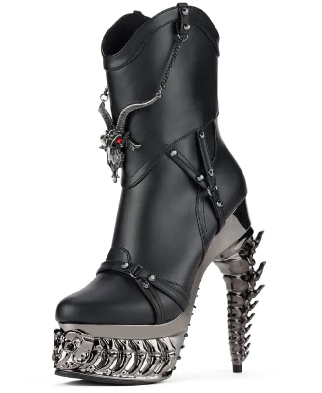 ALCHEMIE & HADES Baphometica Gotic Plateau Stiefelette 39