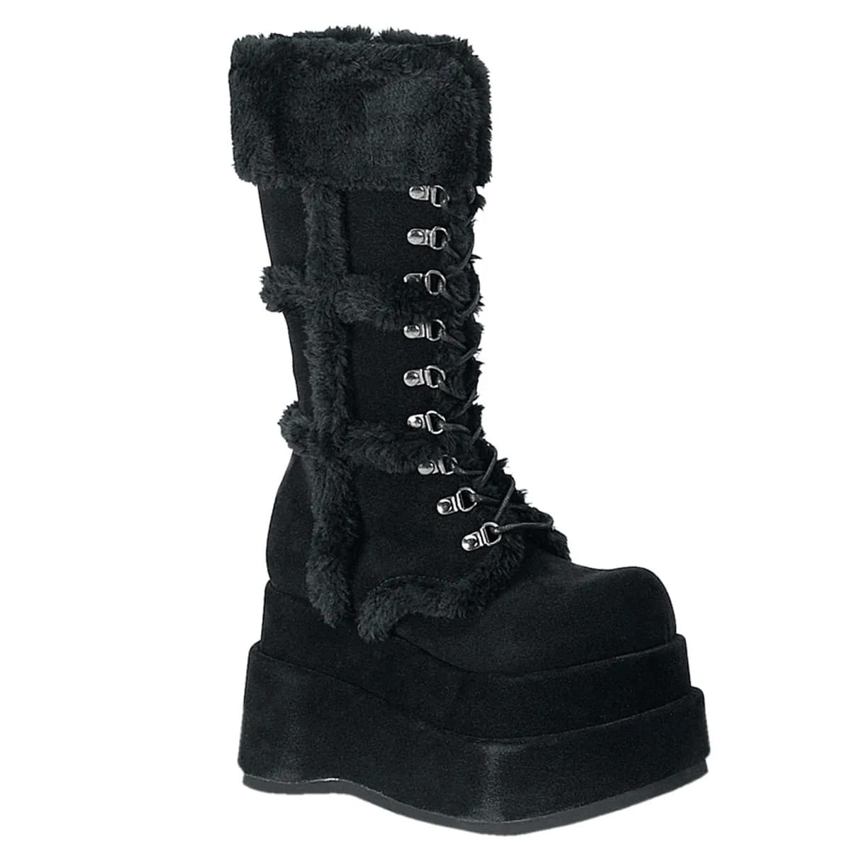 DemoniaCult BEAR-202 Damen Stiefel Schwarz EU 40