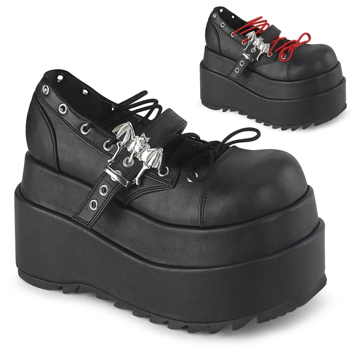 DemoniaCult BEAR-23 Damen Sandale Schwarz EU 38