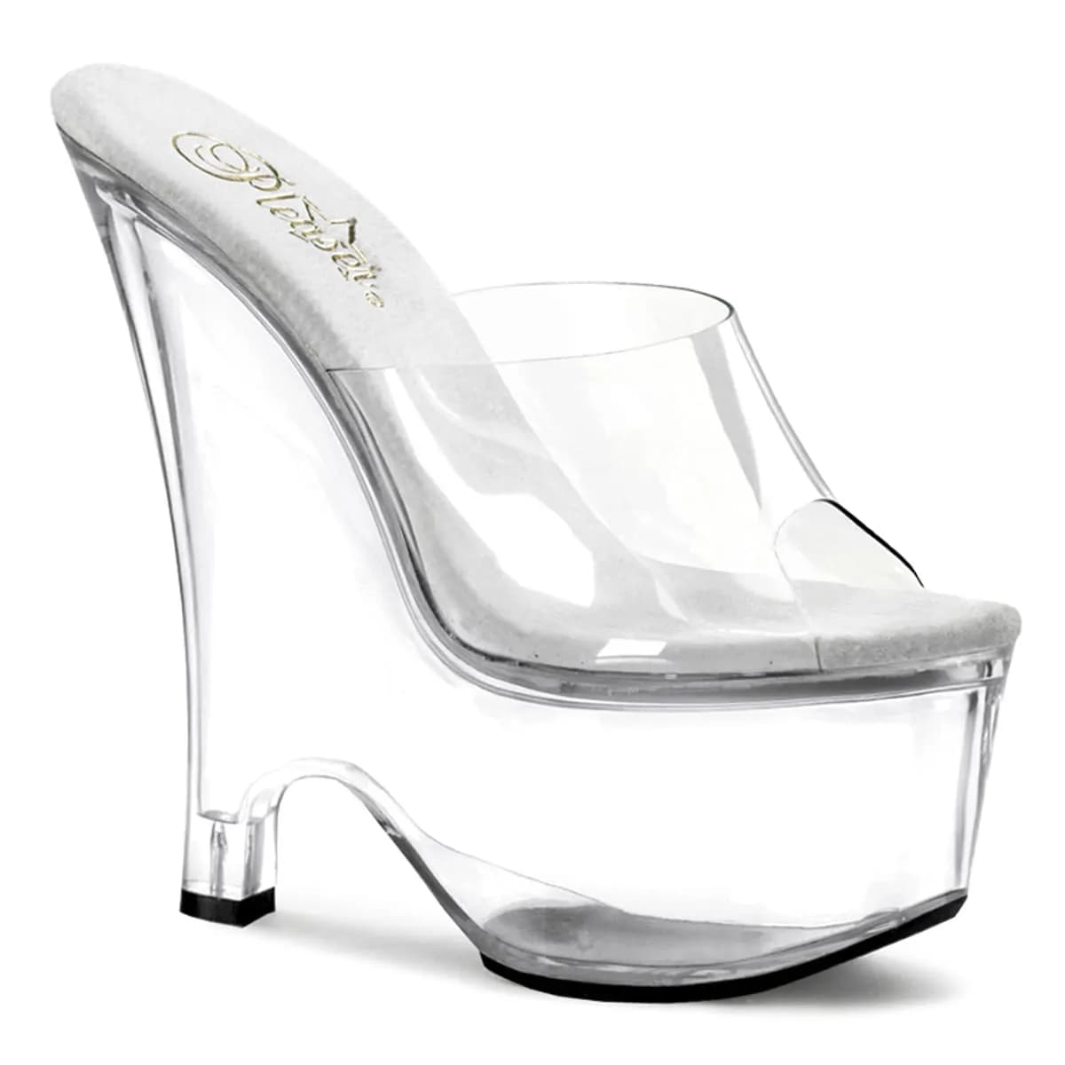 Pleaser BEAU-601 Damen Slipper Transparent EU 42