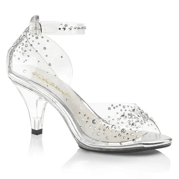 Fabulicious BELLE-330RS Damen Sandale Transparent EU 36