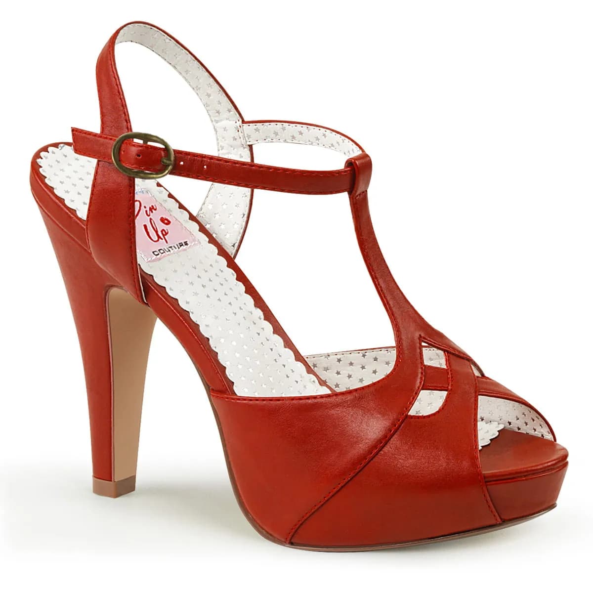 Pin Up Couture BETTIE-23 Damen Sandale Rot EU 40