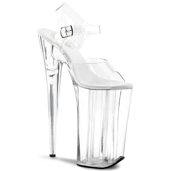 Pleaser BEYOND-008 Damen Sandale Transparent EU 37