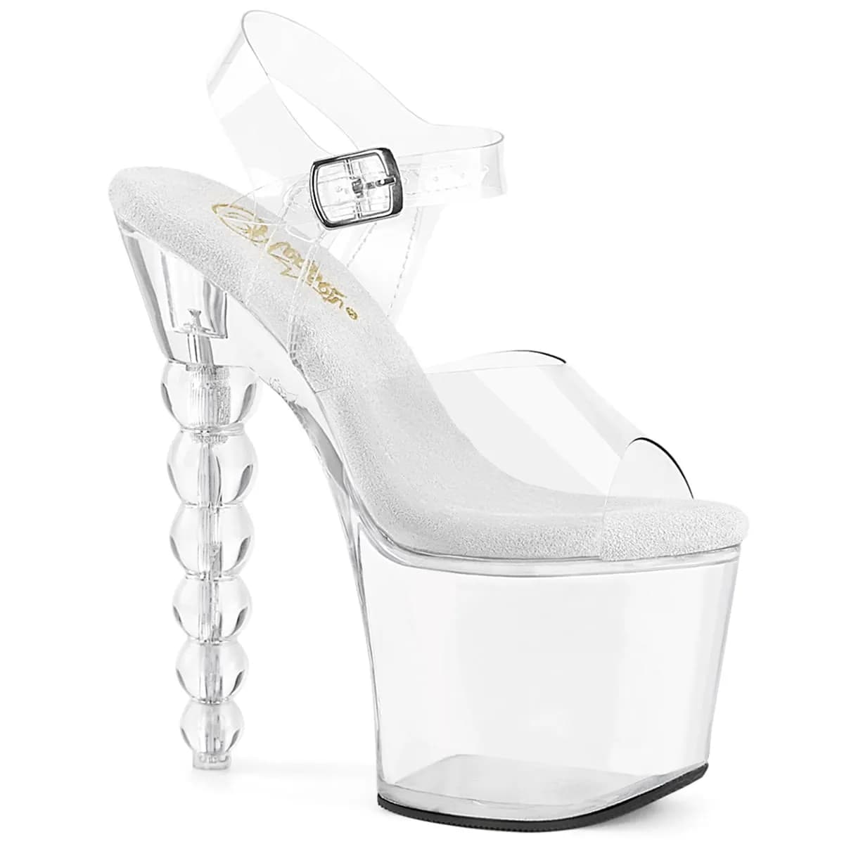 Pleaser BLISS-708 Damen Sandale Transparent EU 37