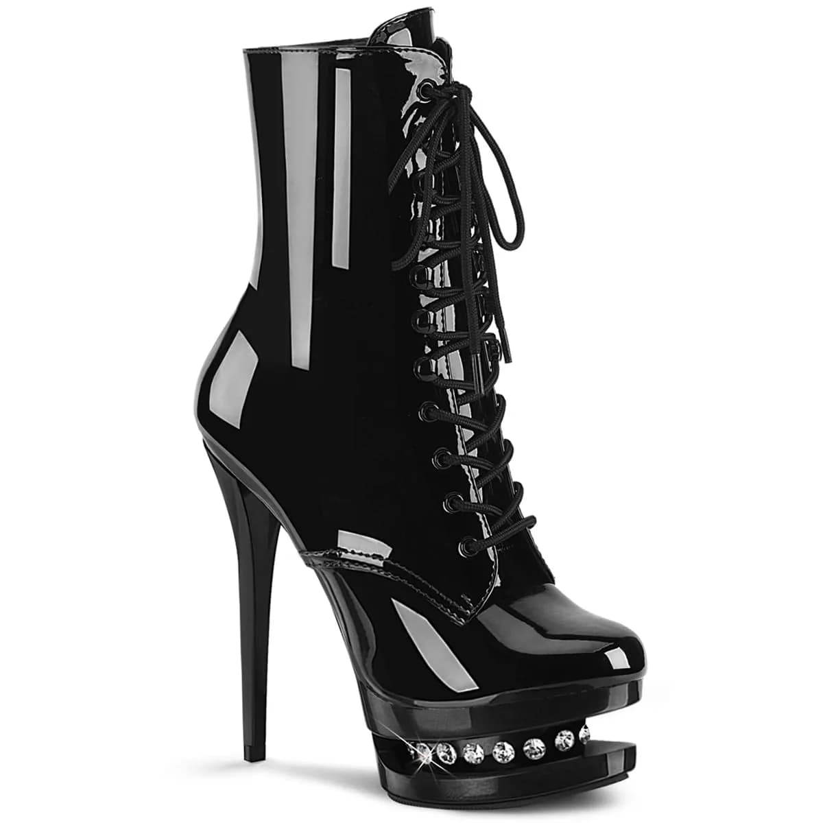 Pleaser BLONDIE-R-1020 Damen Stiefelette Schwarz EU 38