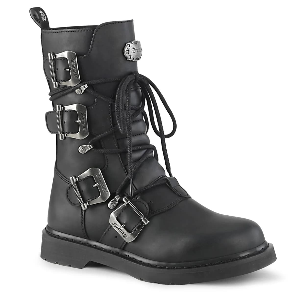 DemoniaCult BOLT-265 Unisex Stiefel Schwarz EU 36
