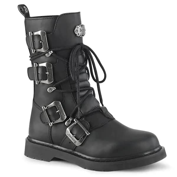 DemoniaCult BOLT-265 Unisex Stiefel Schwarz EU 36