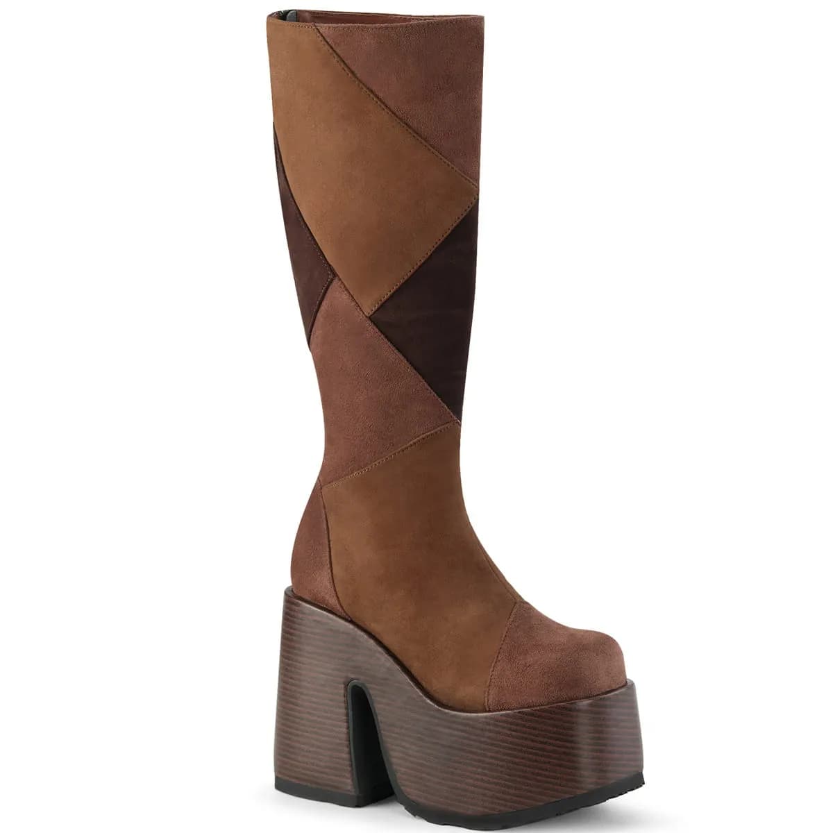 DemoniaCult CAMEL-280 Damen Stiefel Braun Mehrfarbig EU 38