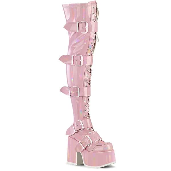 DemoniaCult CAMEL-305 Damen Stiefel Rosa EU 36