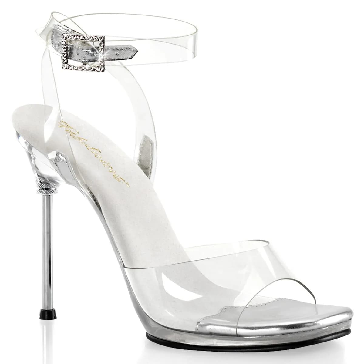 Fabulicious CHIC-06 Damen Sandale Transparent EU 38