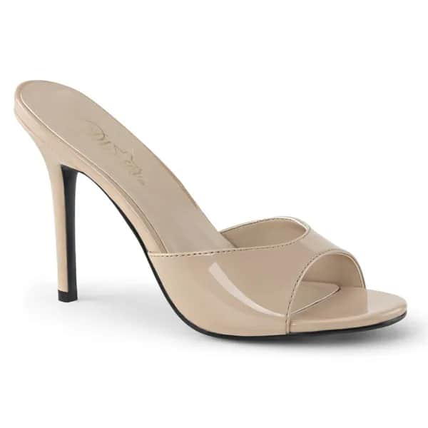 Pleaser CLASSIQUE-01 Damen Slipper Beige EU 35