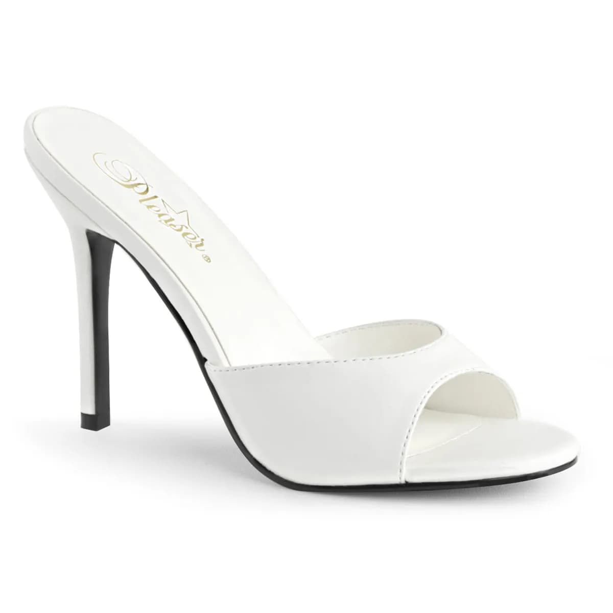 Pleaser CLASSIQUE-01 Damen Slipper Weiß EU 42