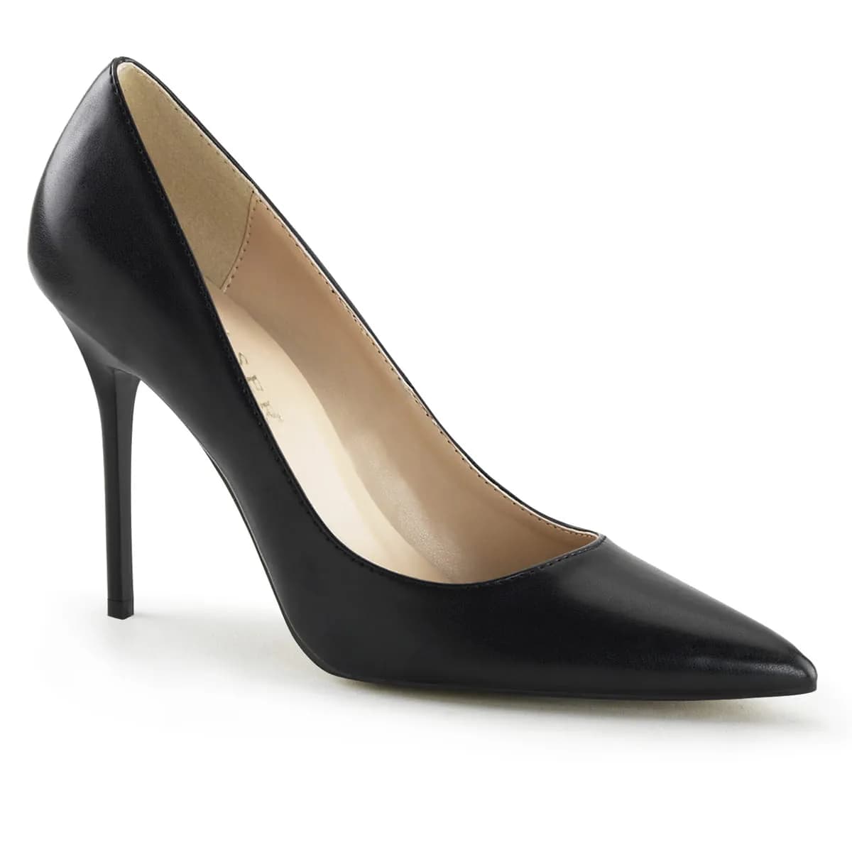 Pleaser CLASSIQUE-20 Damen Pumps Schwarz Matt EU 37