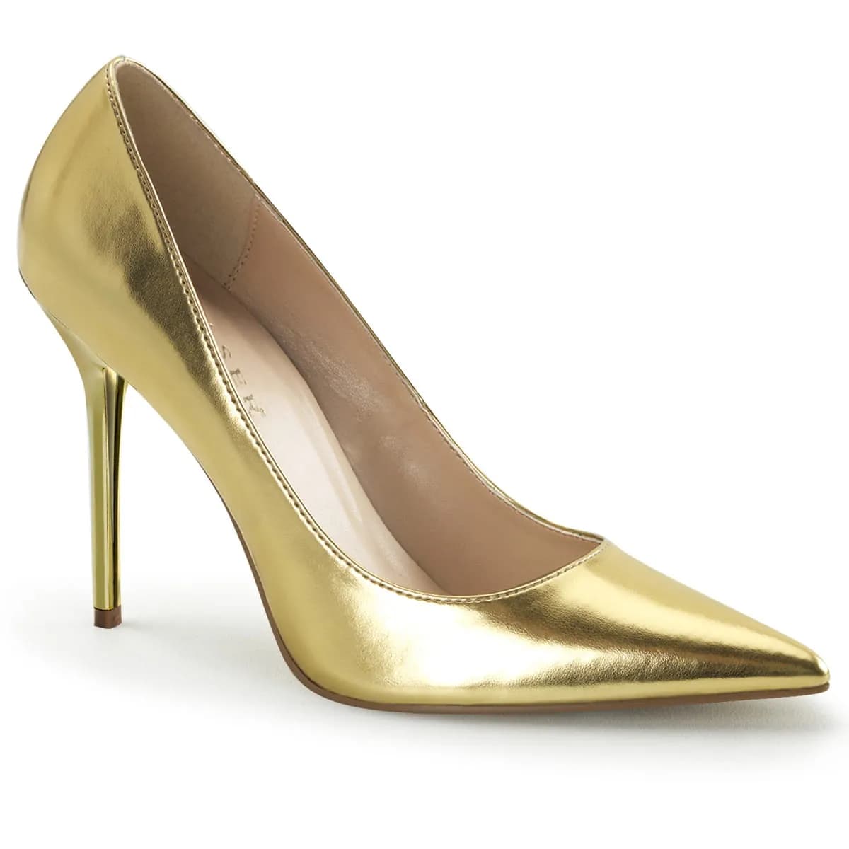 Pleaser CLASSIQUE-20 Damen Pumps Gold Matt EU 46